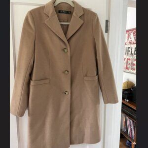 Women's Ralph Lauren Wool Camel Coat Size 6
